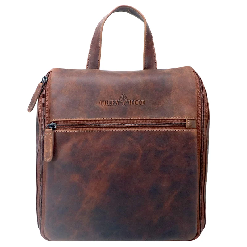 Gerd Kulturtasche zum Aufhängen Damen Kosmetiktasche Herren Leder