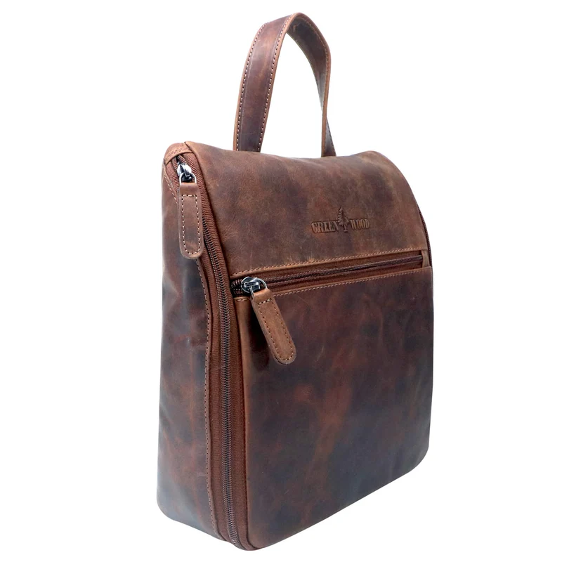 Gerd Kulturtasche zum Aufhängen Damen Kosmetiktasche Herren Leder