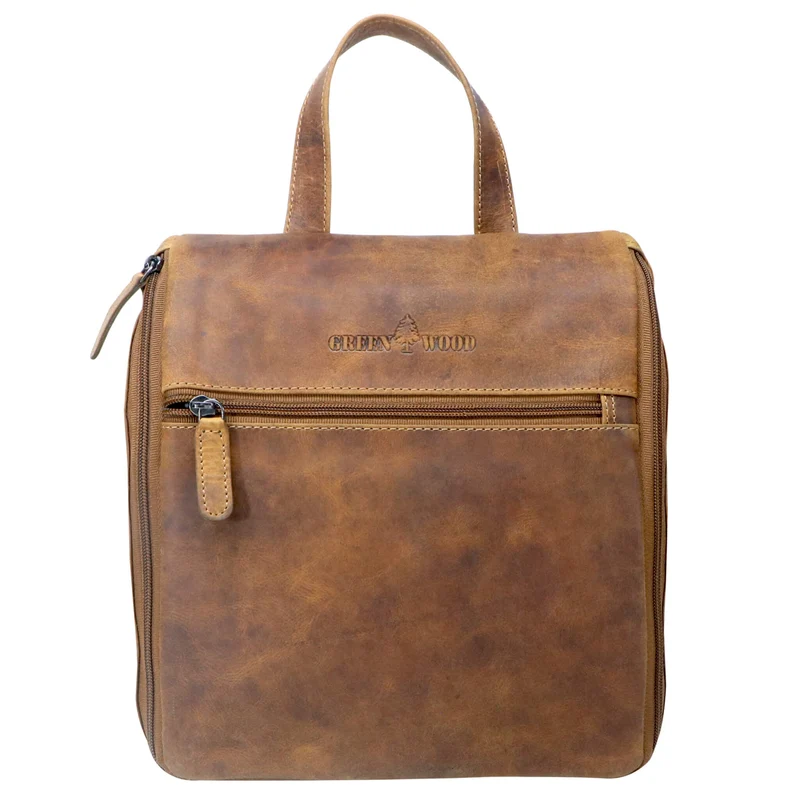Gerd Kulturtasche zum Aufhängen Damen Kosmetiktasche Herren Leder