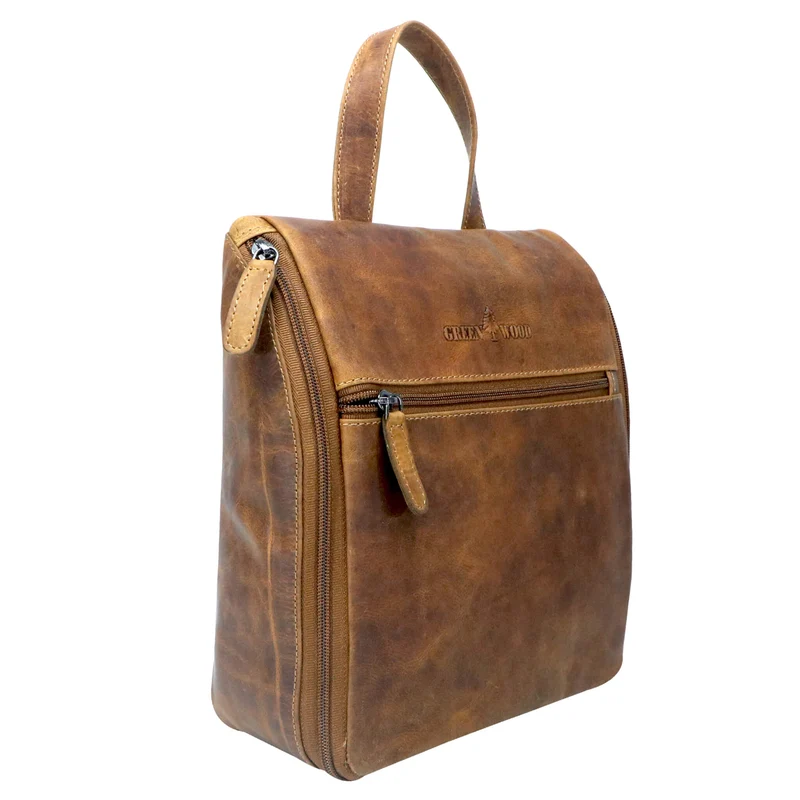 Gerd Kulturtasche zum Aufhängen Damen Kosmetiktasche Herren Leder