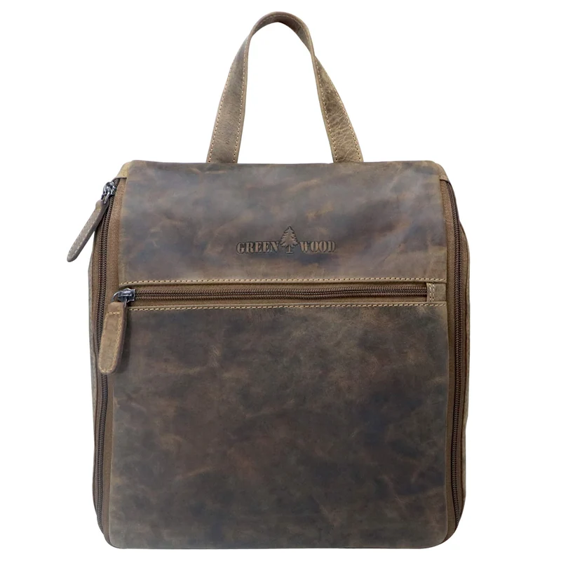 Gerd Kulturtasche zum Aufhängen Damen Kosmetiktasche Herren Leder