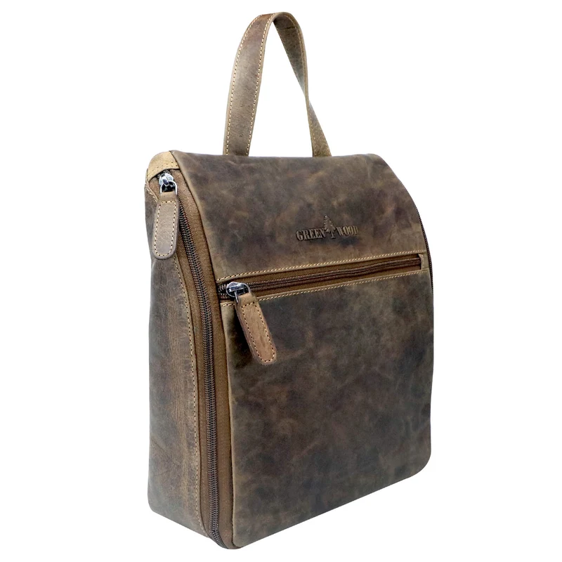 Gerd Kulturtasche zum Aufhängen Damen Kosmetiktasche Herren Leder
