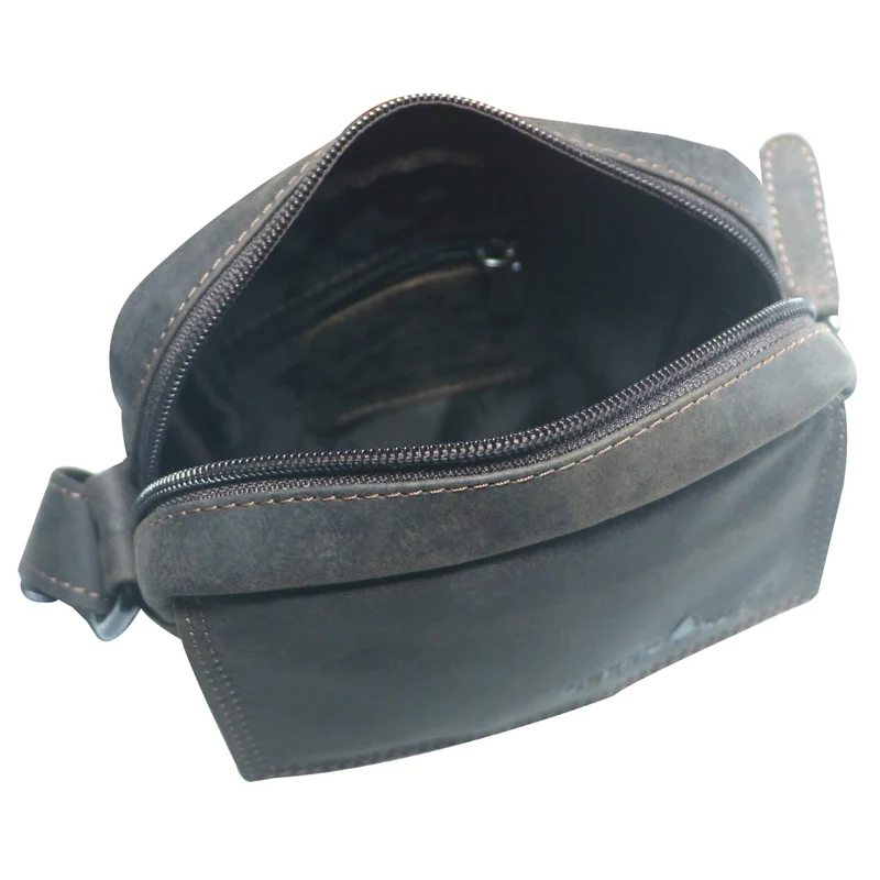 Kai Umhängetasche Damen Klein Leder Crossbody Bag Herren