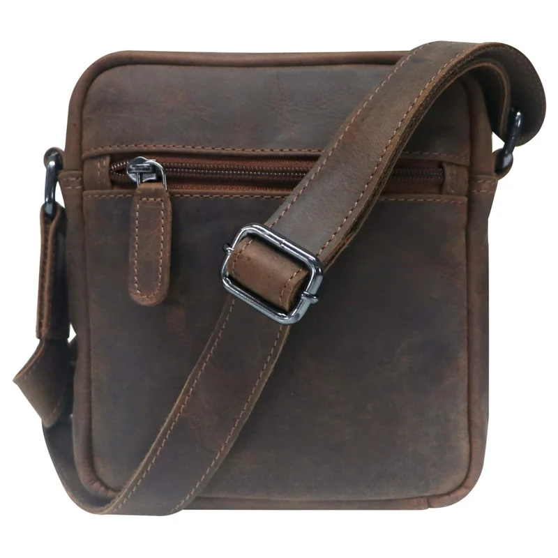 Kai Umhängetasche Damen Klein Leder Crossbody Bag Herren