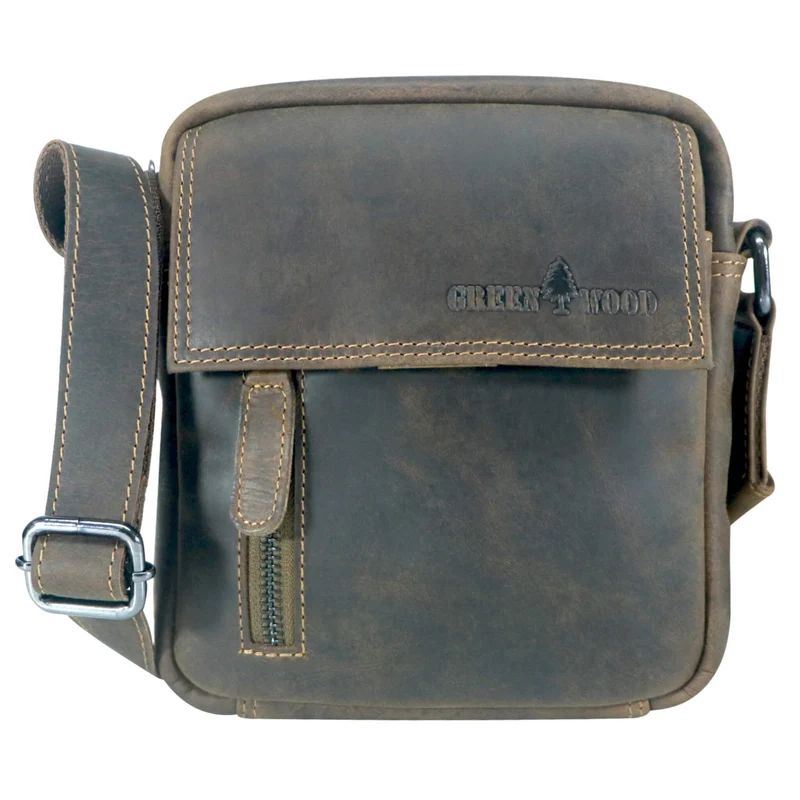 Kai Umhängetasche Damen Klein Leder Crossbody Bag Herren