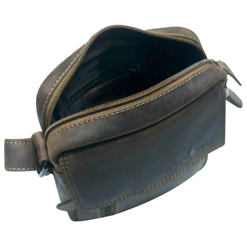 Kai Umhängetasche Damen Klein Leder Crossbody Bag Herren