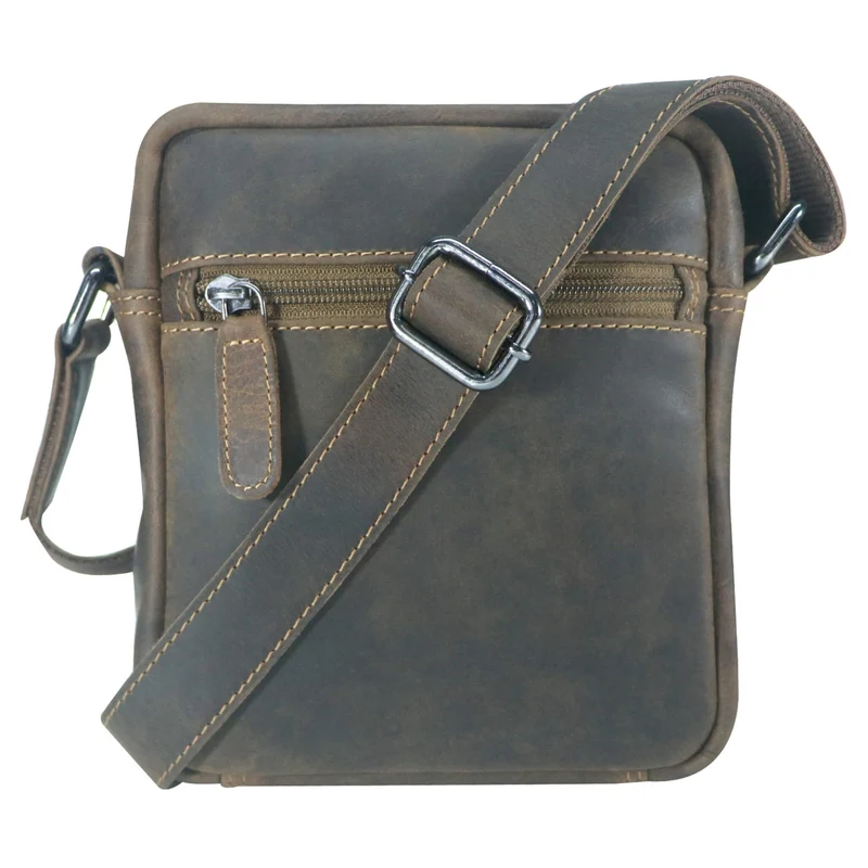 Kai Umhängetasche Damen Klein Leder Crossbody Bag Herren