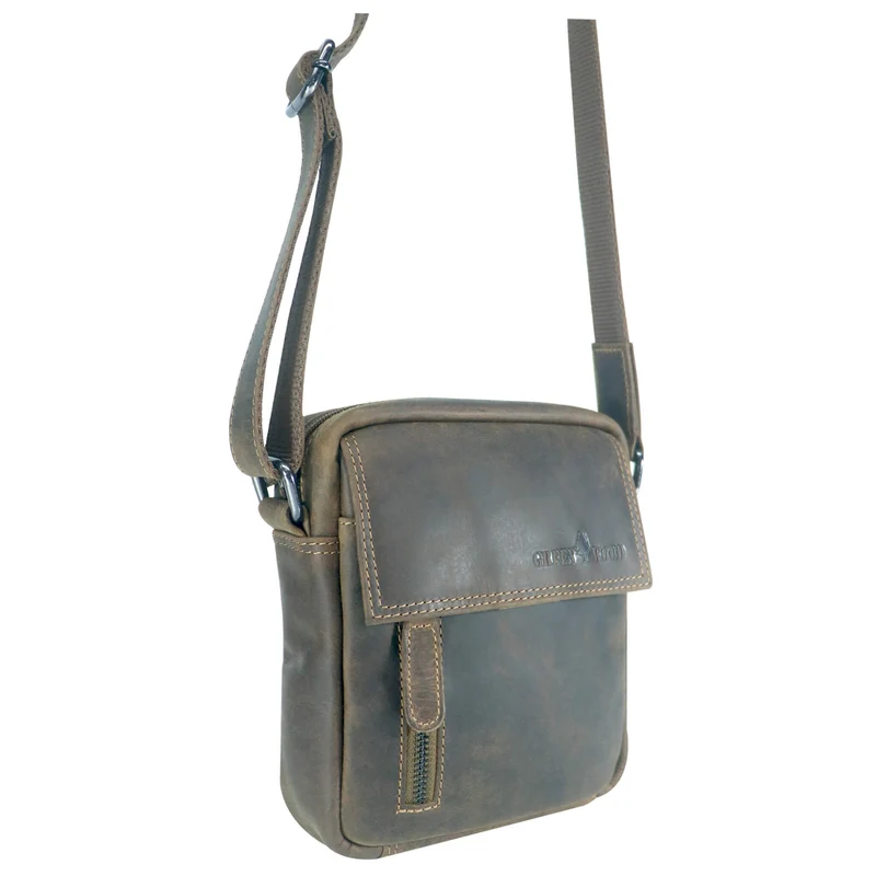 Kai Umhängetasche Damen Klein Leder Crossbody Bag Herren