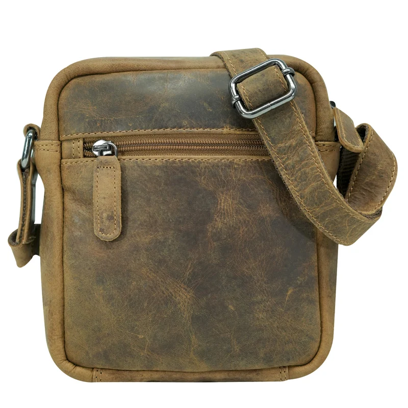 Kai Umhängetasche Damen Klein Leder Crossbody Bag Herren