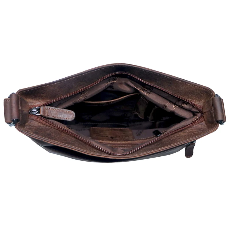 Bree Retro Tasche Damen Leder Umhängetasche Herren Vintage