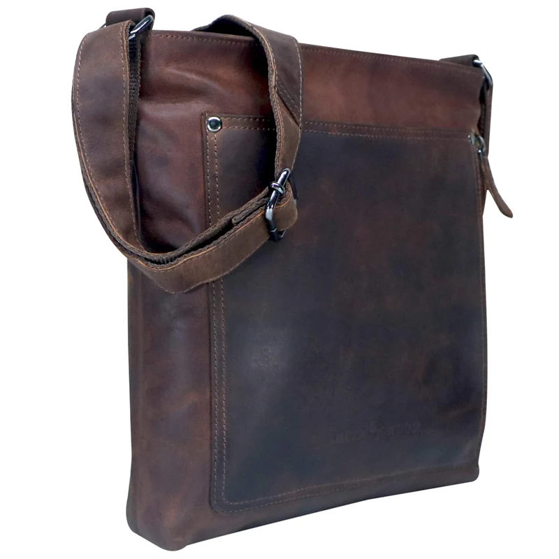 Bree Retro Tasche Damen Leder Umhängetasche Herren Vintage