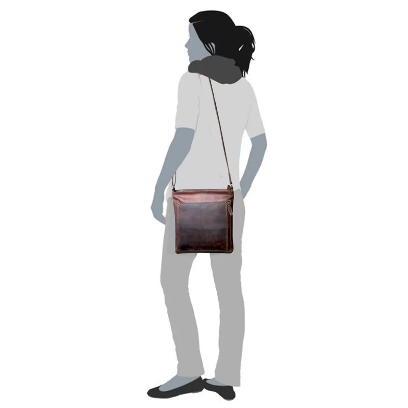 Bree Retro Tasche Damen Leder Umhängetasche Herren Vintage