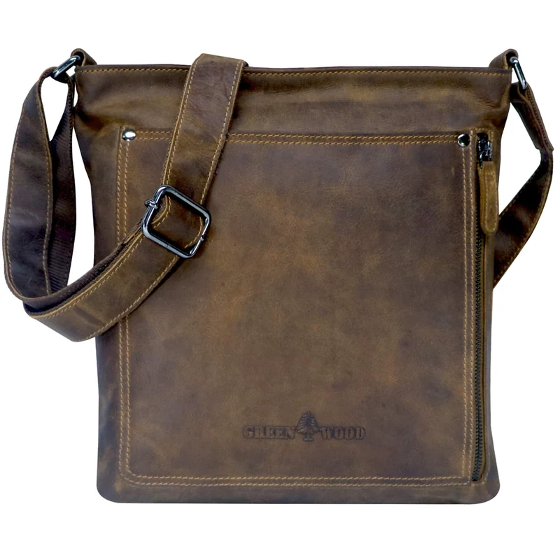 Bree Retro Tasche Damen Leder Umhängetasche Herren Vintage