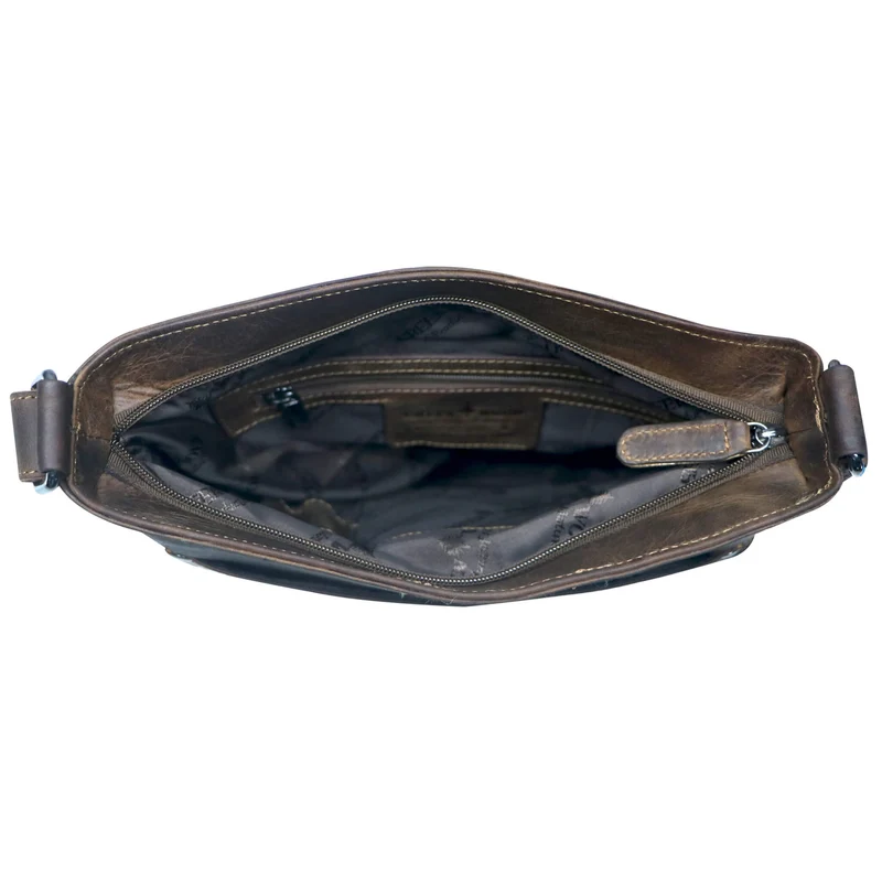 Bree Retro Tasche Damen Leder Umhängetasche Herren Vintage