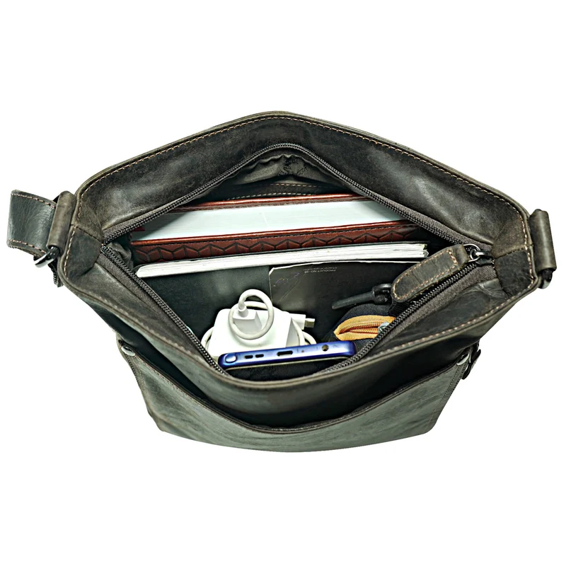 Bree Retro Tasche Damen Leder Umhängetasche Herren Vintage