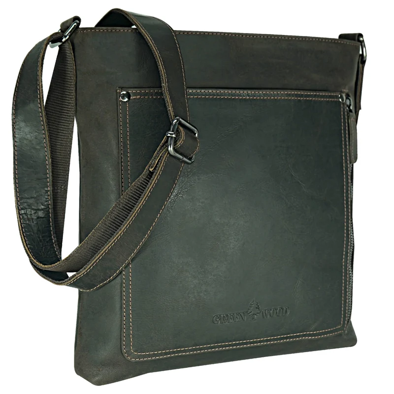 Bree Retro Tasche Damen Leder Umhängetasche Herren Vintage