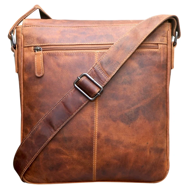 Hanne Kuriertasche Damen Herrentasche Leder Umhängetasche Männer