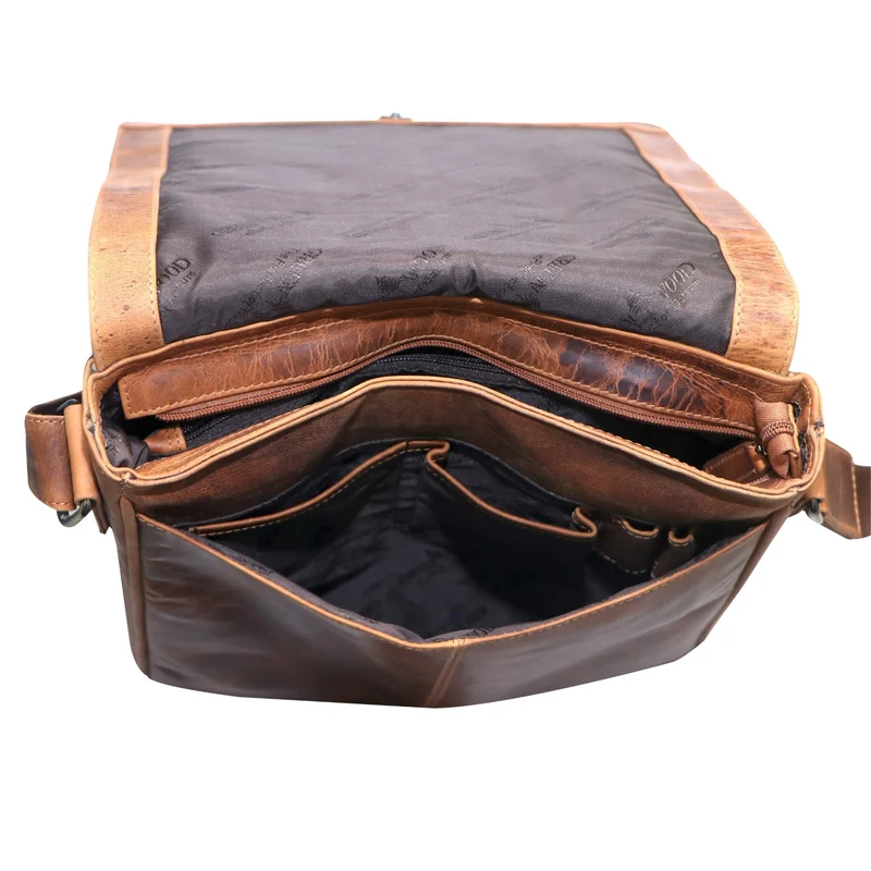 Hanne Kuriertasche Damen Herrentasche Leder Umhängetasche Männer