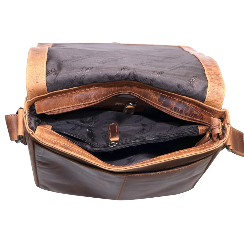 Hanne Kuriertasche Damen Herrentasche Leder Umhängetasche Männer