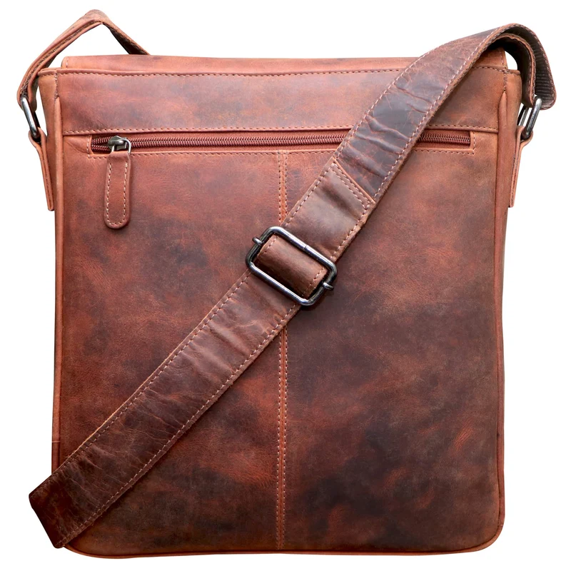 Hanne Kuriertasche Damen Herrentasche Leder Umhängetasche Männer