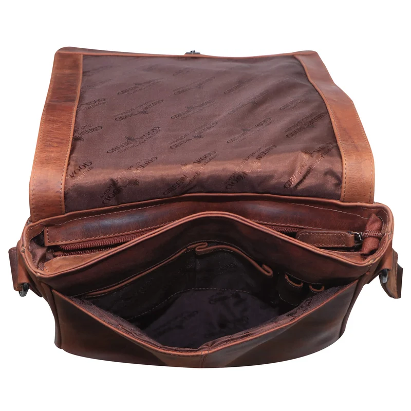 Hanne Kuriertasche Damen Herrentasche Leder Umhängetasche Männer
