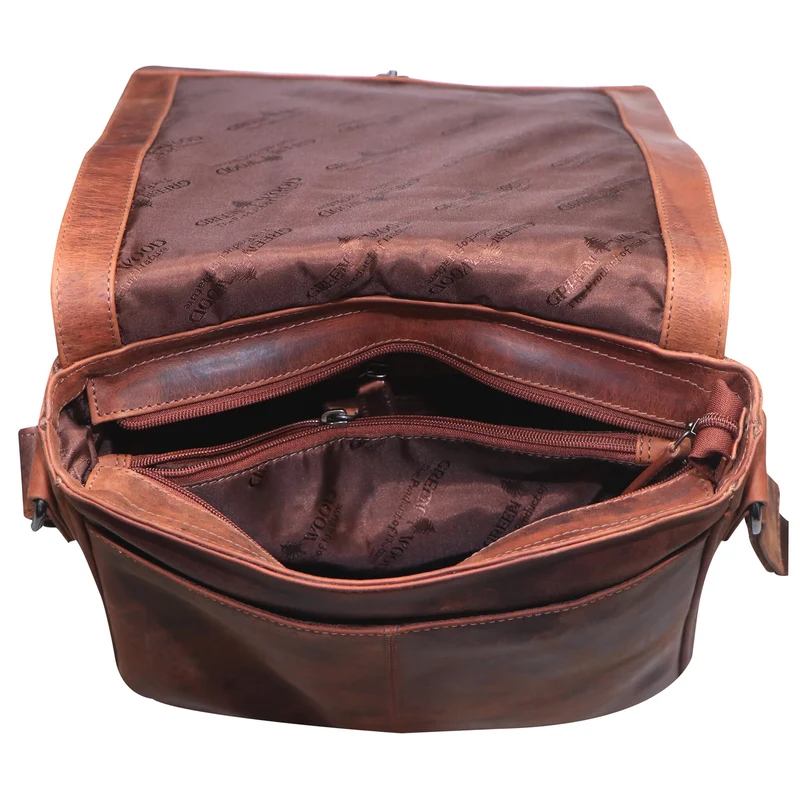 Hanne Kuriertasche Damen Herrentasche Leder Umhängetasche Männer