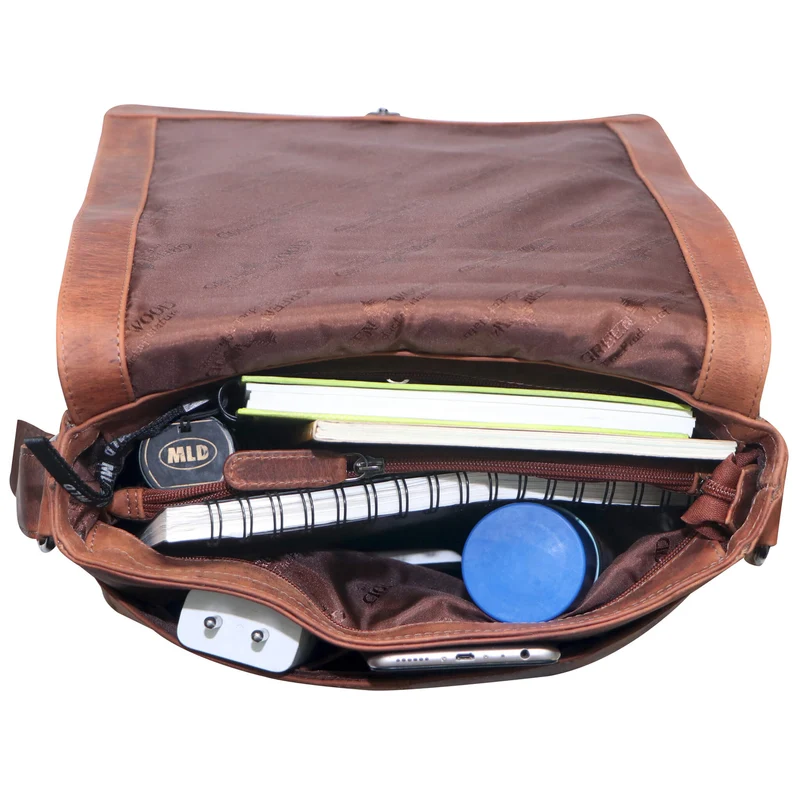 Hanne Kuriertasche Damen Herrentasche Leder Umhängetasche Männer