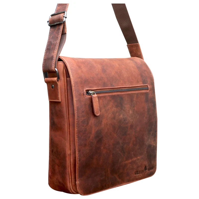 Hanne Kuriertasche Damen Herrentasche Leder Umhängetasche Männer