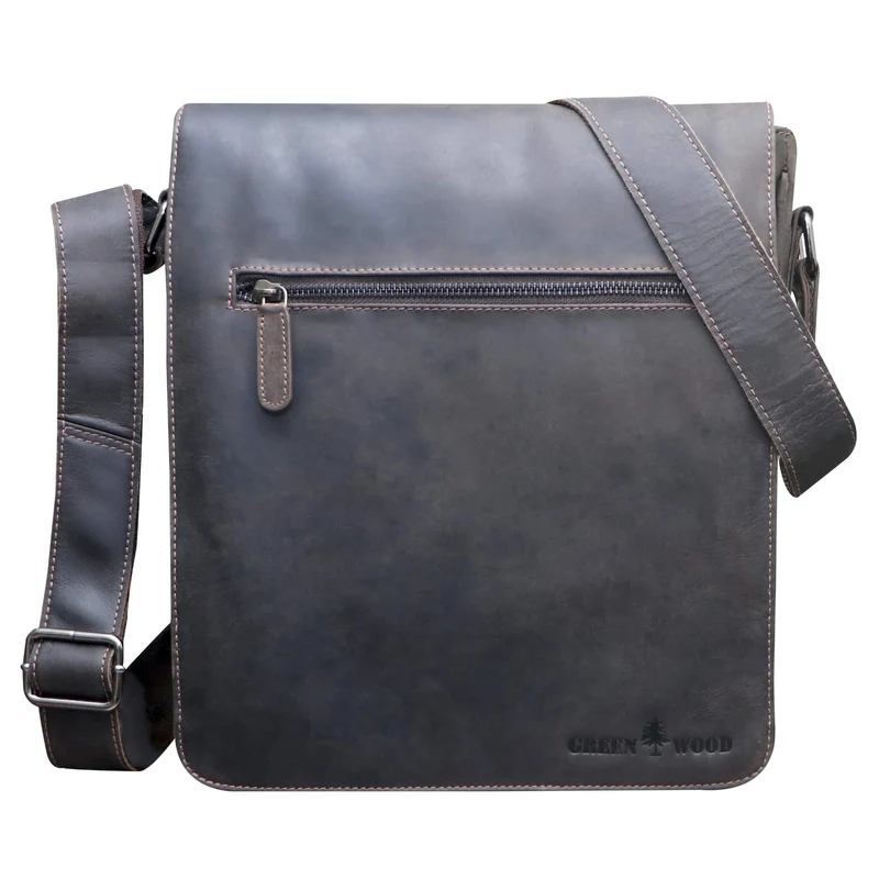 Hanne Kuriertasche Damen Herrentasche Leder Umhängetasche Männer