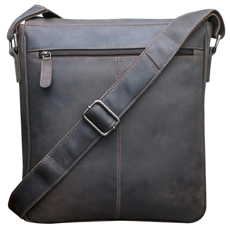 Hanne Kuriertasche Damen Herrentasche Leder Umhängetasche Männer