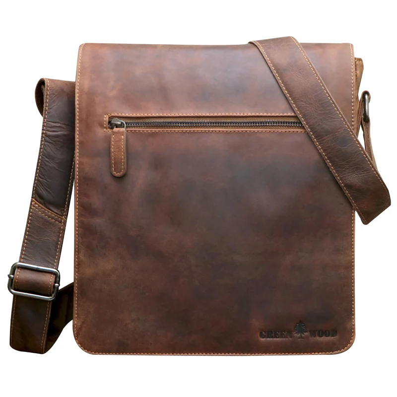 Hanne Kuriertasche Damen Herrentasche Leder Umhängetasche Männer