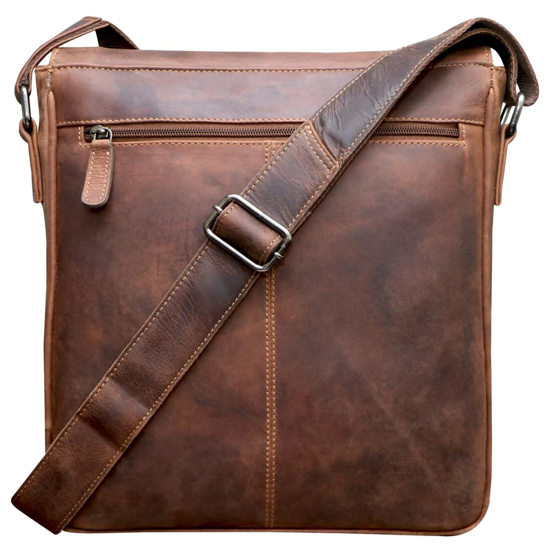 Hanne Kuriertasche Damen Herrentasche Leder Umhängetasche Männer