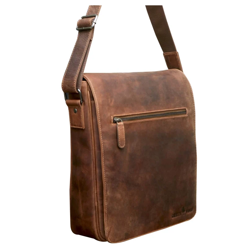 Hanne Kuriertasche Damen Herrentasche Leder Umhängetasche Männer