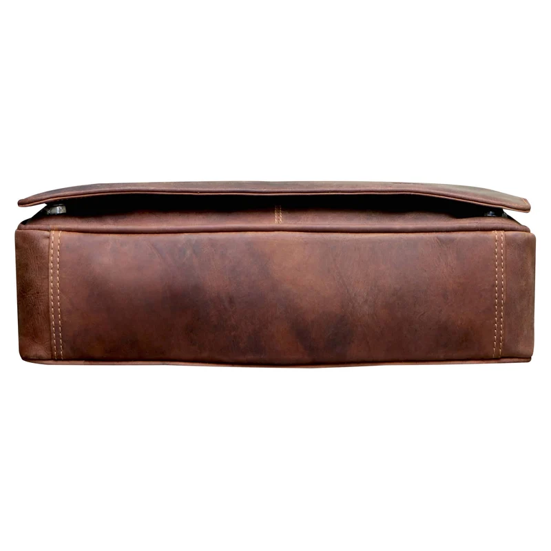 Marc Umhängetasche Herren Groß Laptoptasche 15,6 Zoll Ledertasche Damen