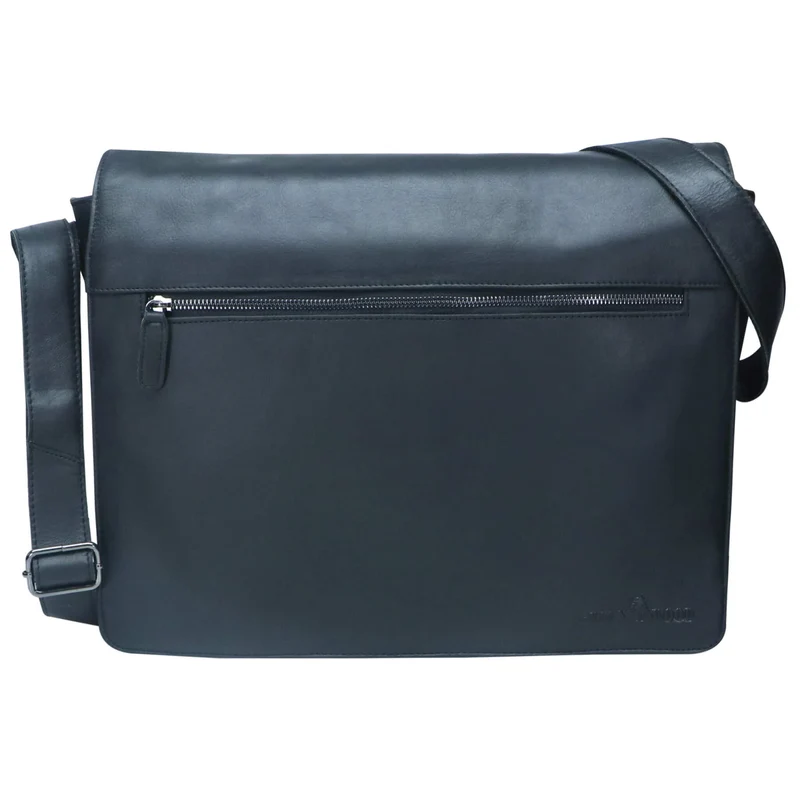 Marc Umhängetasche Herren Groß Laptoptasche 15,6 Zoll Ledertasche Damen