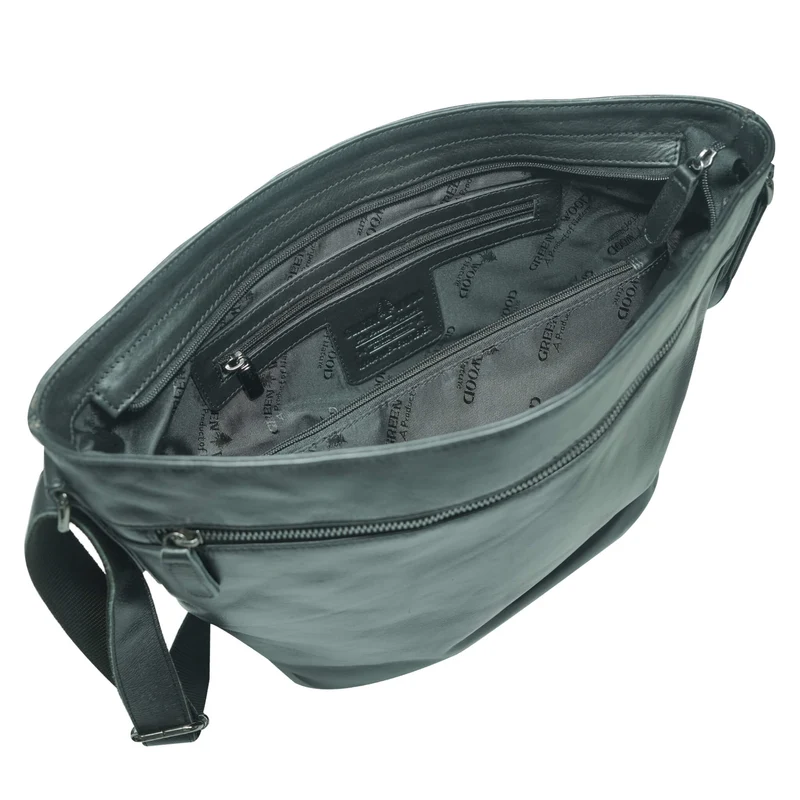 Olga Handtasche Damen Leder Große Umhängetasche Uni Tasche