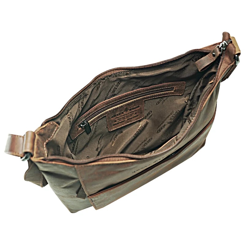 Lily Umhängetasche Damen Mittelgroß Leder Handtasche Schultertasche