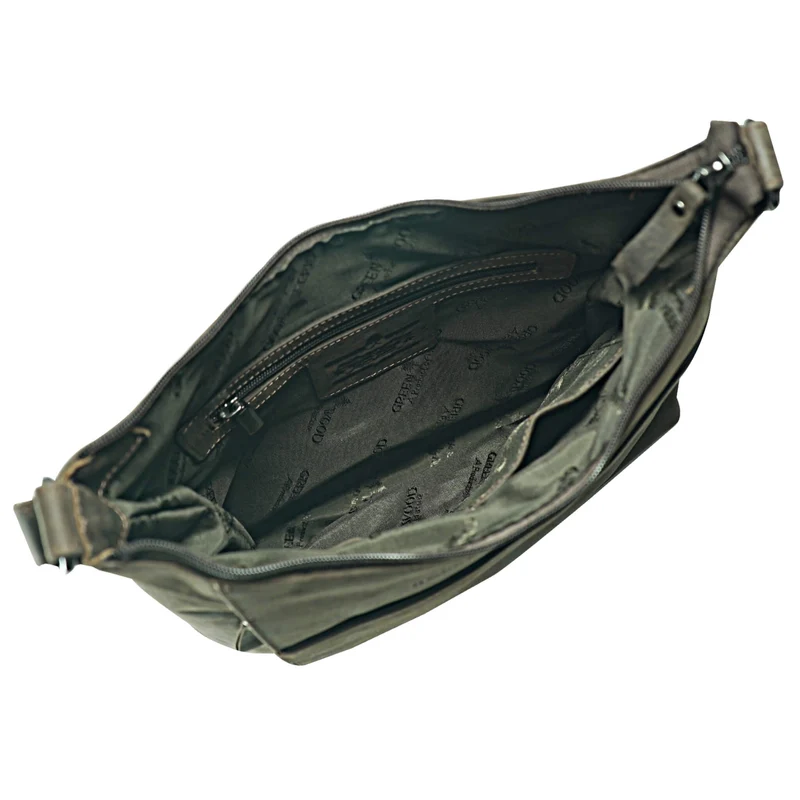 Lily Umhängetasche Damen Mittelgroß Leder Handtasche Schultertasche