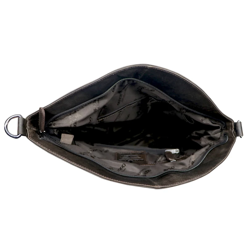 Elke Schultertasche Umhängetasche Damen Groß Messenger Bag Herren Leder