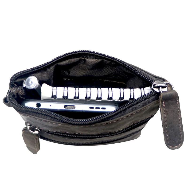 Ray Handytasche zum Umhängen Leder Damen Crossbody mit Gürtelschlaufe