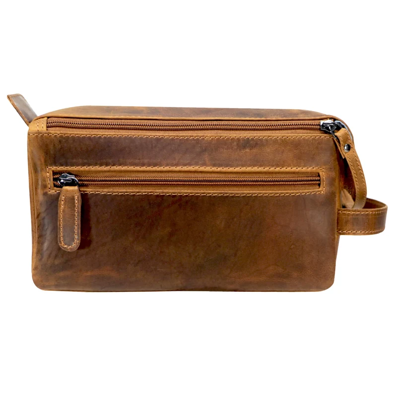 Beth Waschtasche Damen Kosmetiktasche Leder Kulturbeutel Reisen Herren