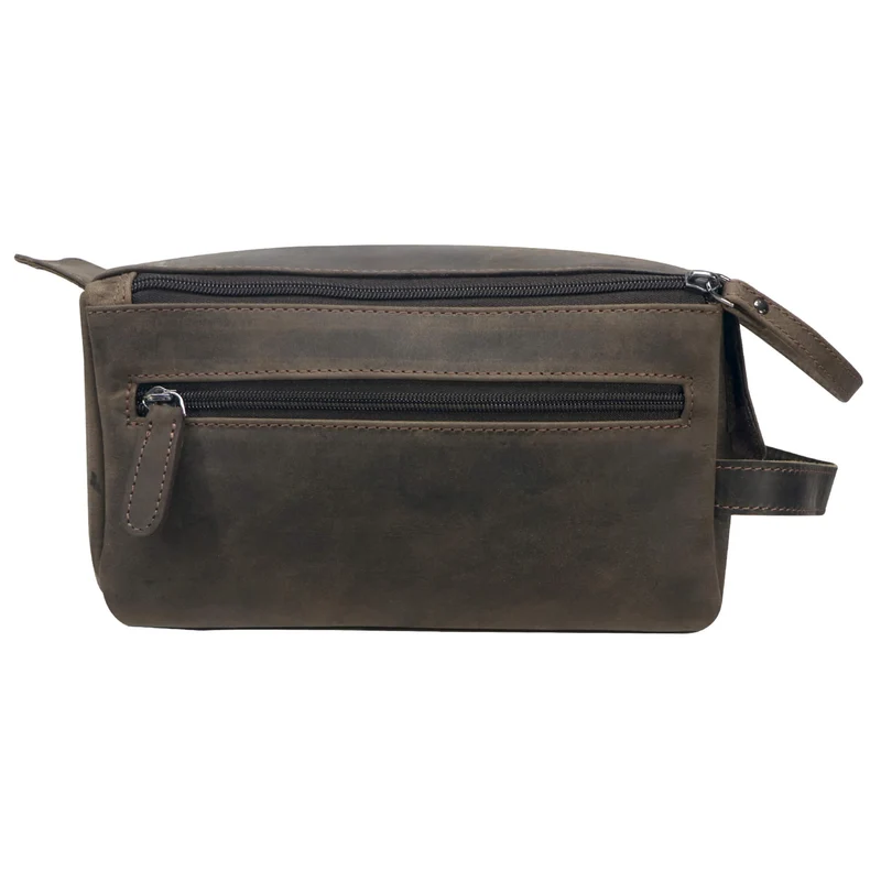 Beth Waschtasche Damen Kosmetiktasche Leder Kulturbeutel Reisen Herren
