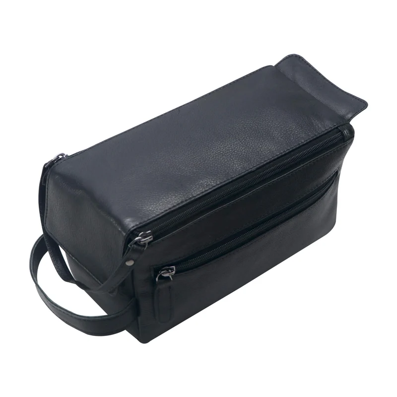 Beth Waschtasche Damen Kosmetiktasche Leder Kulturbeutel Reisen Herren