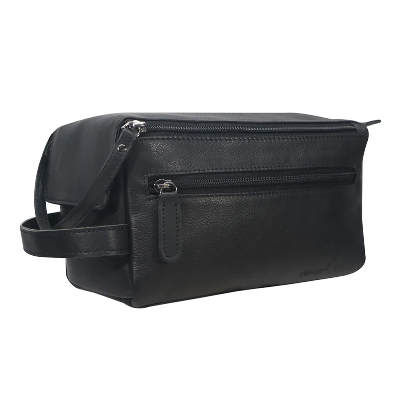 Beth Waschtasche Damen Kosmetiktasche Leder Kulturbeutel Reisen Herren