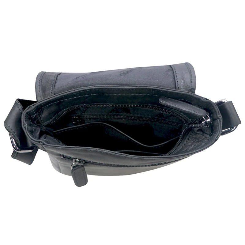 Louis Kleine Tasche für Handy und Geld zum Umhängen Leder Unisex