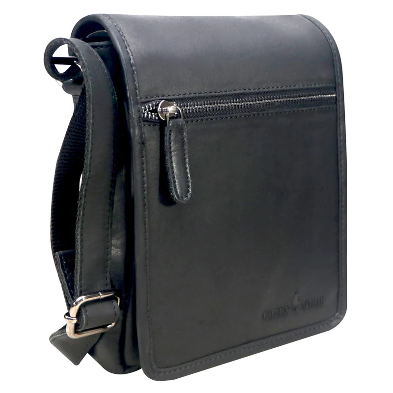 Louis Kleine Tasche für Handy und Geld zum Umhängen Leder Unisex