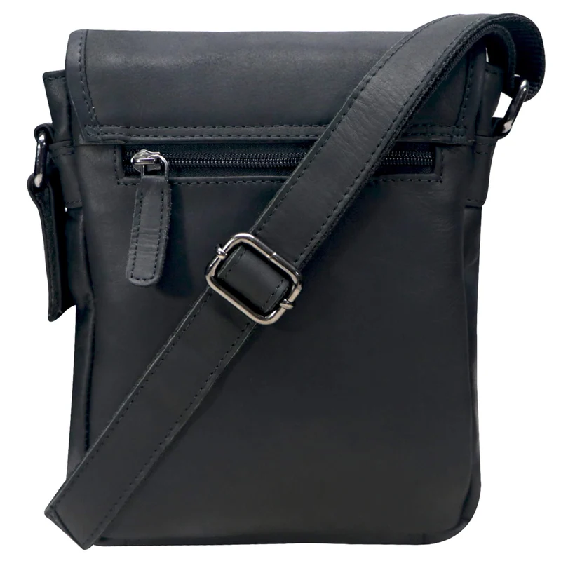 Louis Kleine Tasche für Handy und Geld zum Umhängen Leder Unisex