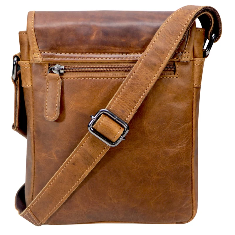 Louis Kleine Tasche für Handy und Geld zum Umhängen Leder Unisex