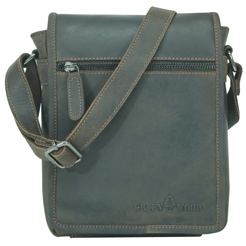 Louis Kleine Tasche für Handy und Geld zum Umhängen Leder Unisex