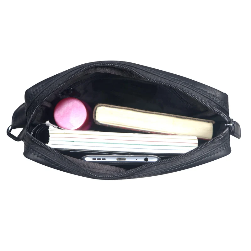 Dan Crossbody Tasche Herren Leder Kleine Umhängetasche Handy Damen